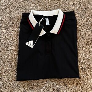 Adidas Women's Beyond The Course TWISTKNIT Sleeveless Golf Polo Shirt Black NWT